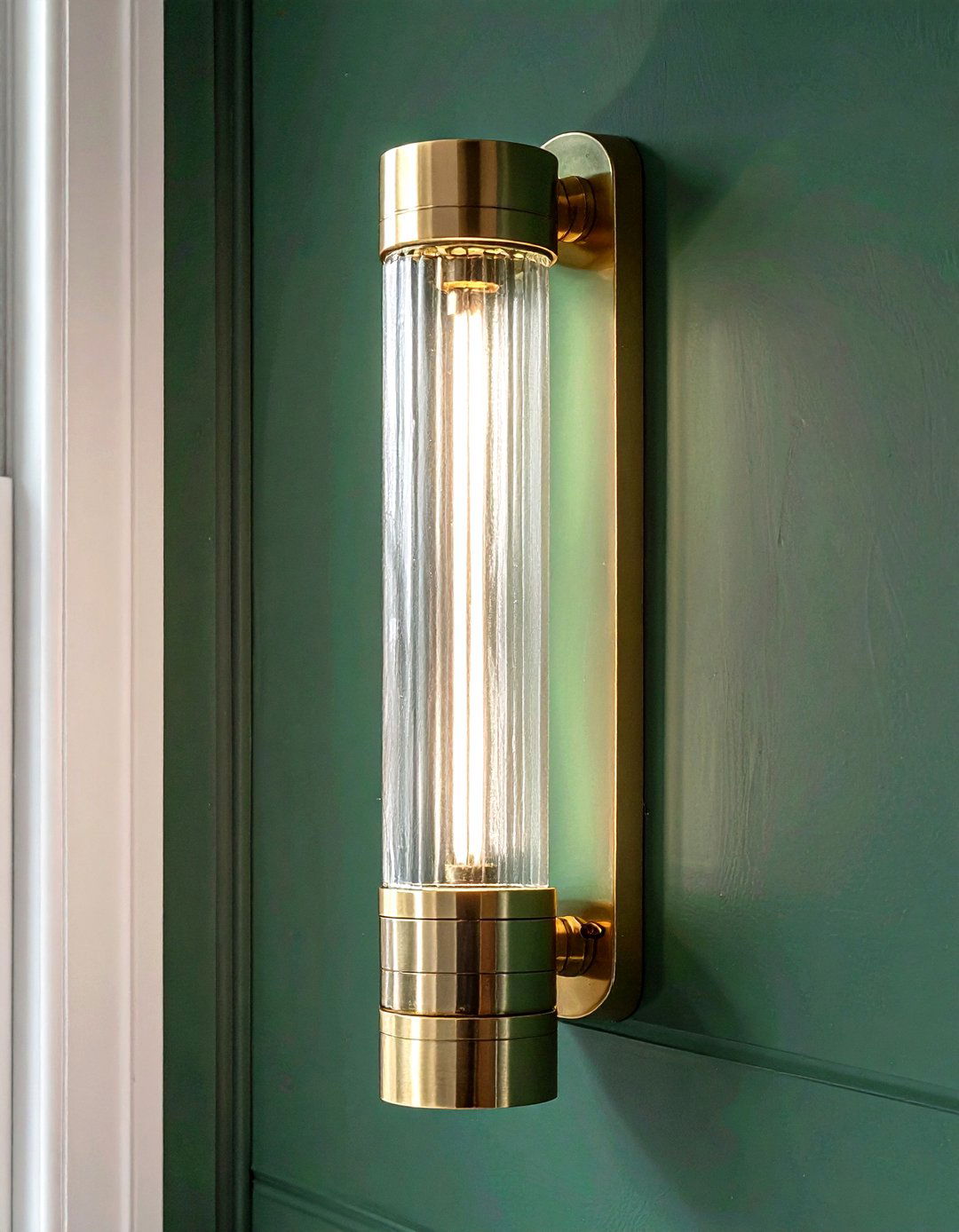 Vertical Glass Tube Sconce - 30 wall sconce dining room ideas