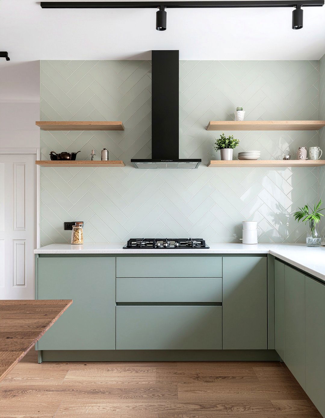 Vertical Herringbone Backsplash - 30 herringbone backsplash kitchen ideas