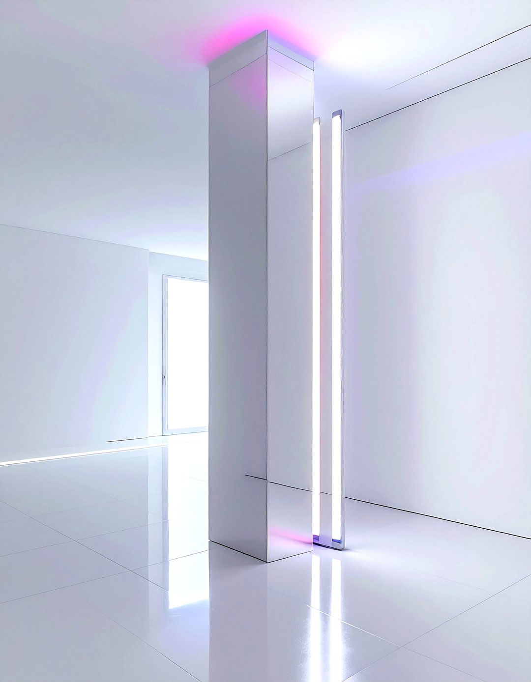 Vertical Led Bar In Corner - 30 living room accent lighting ideas