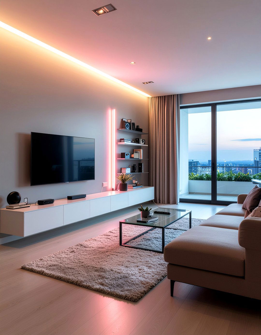 Vertical Led Light Bar - 30 living room led signs