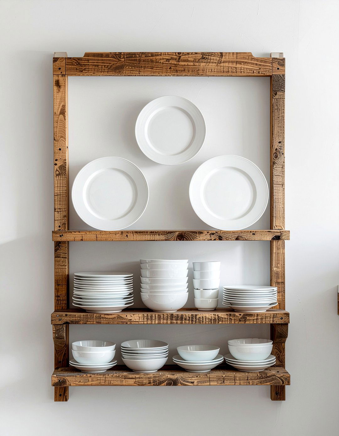Vertical Plate Rack - 30 dining room organization ideas