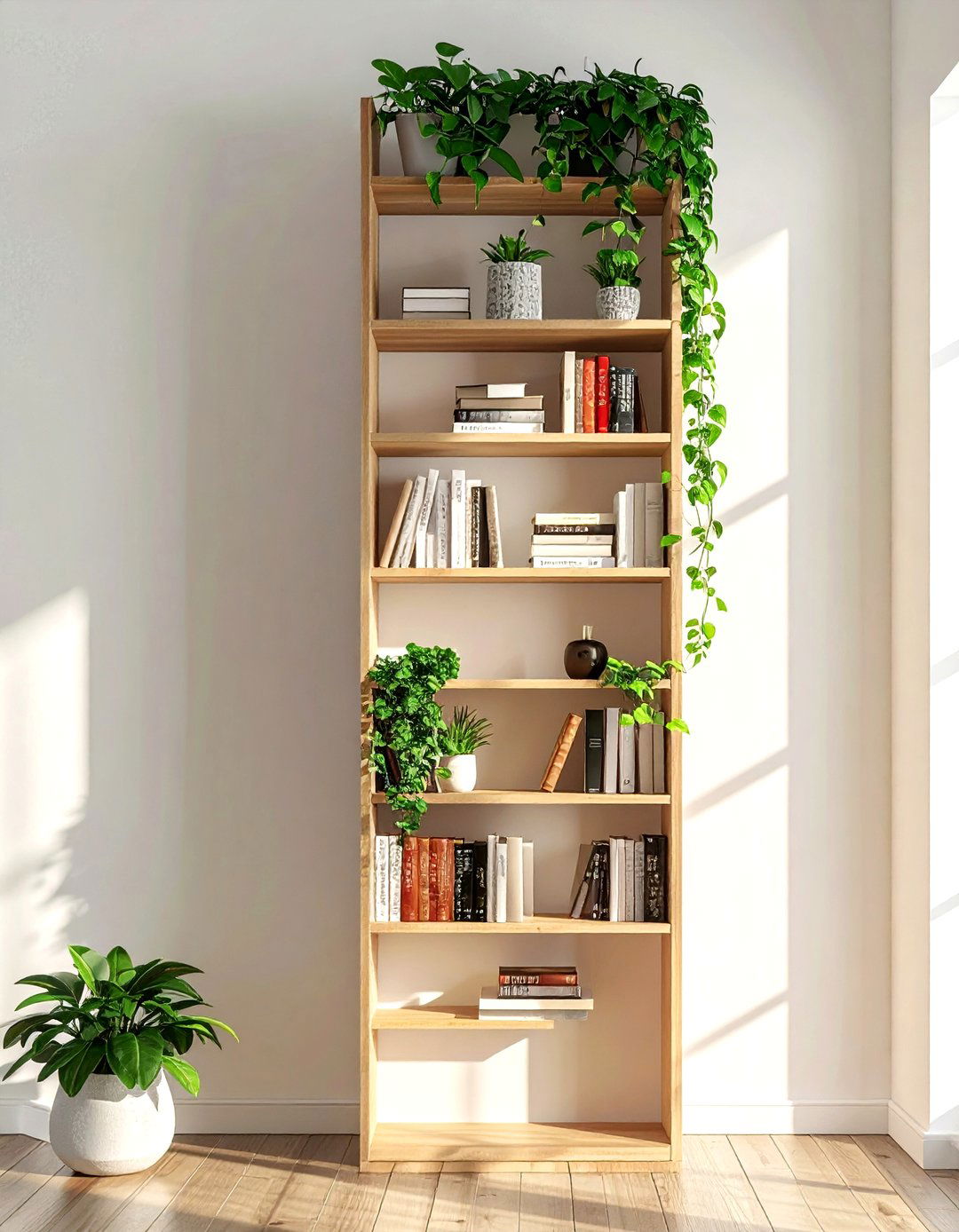 Vertical Shelf - 30 shelf styling ideas