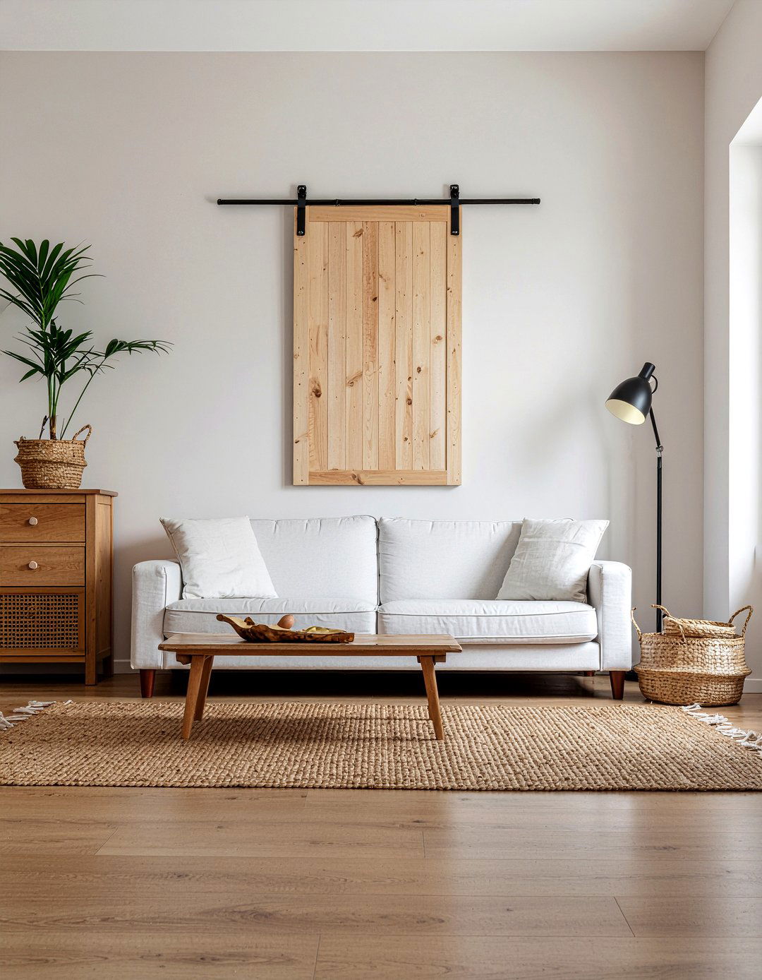 Vertical Slat Barn Door - 30 living room barn doors