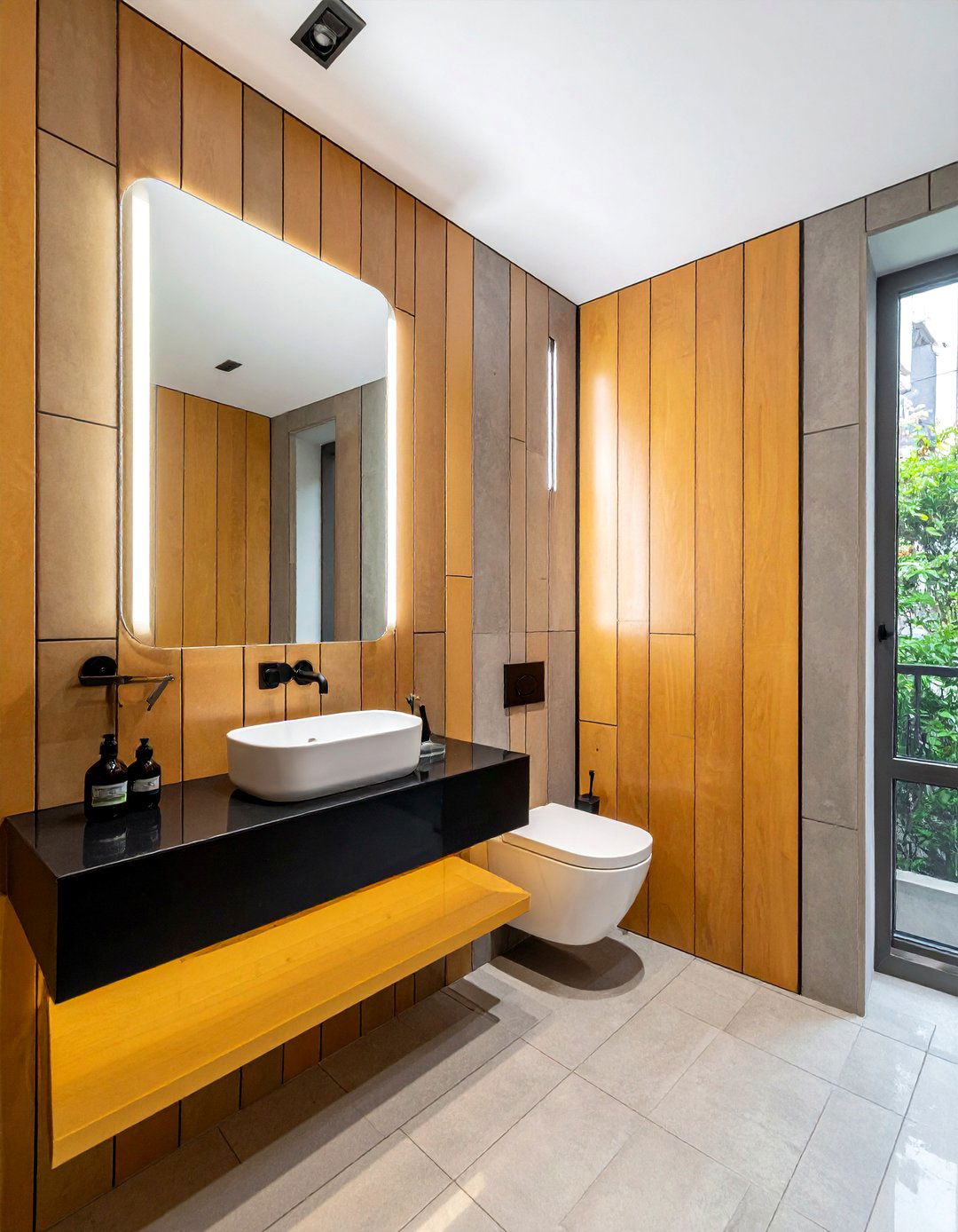 Vertical Stack Bond Tile Black Grout - 30 black grout bathroom ideas