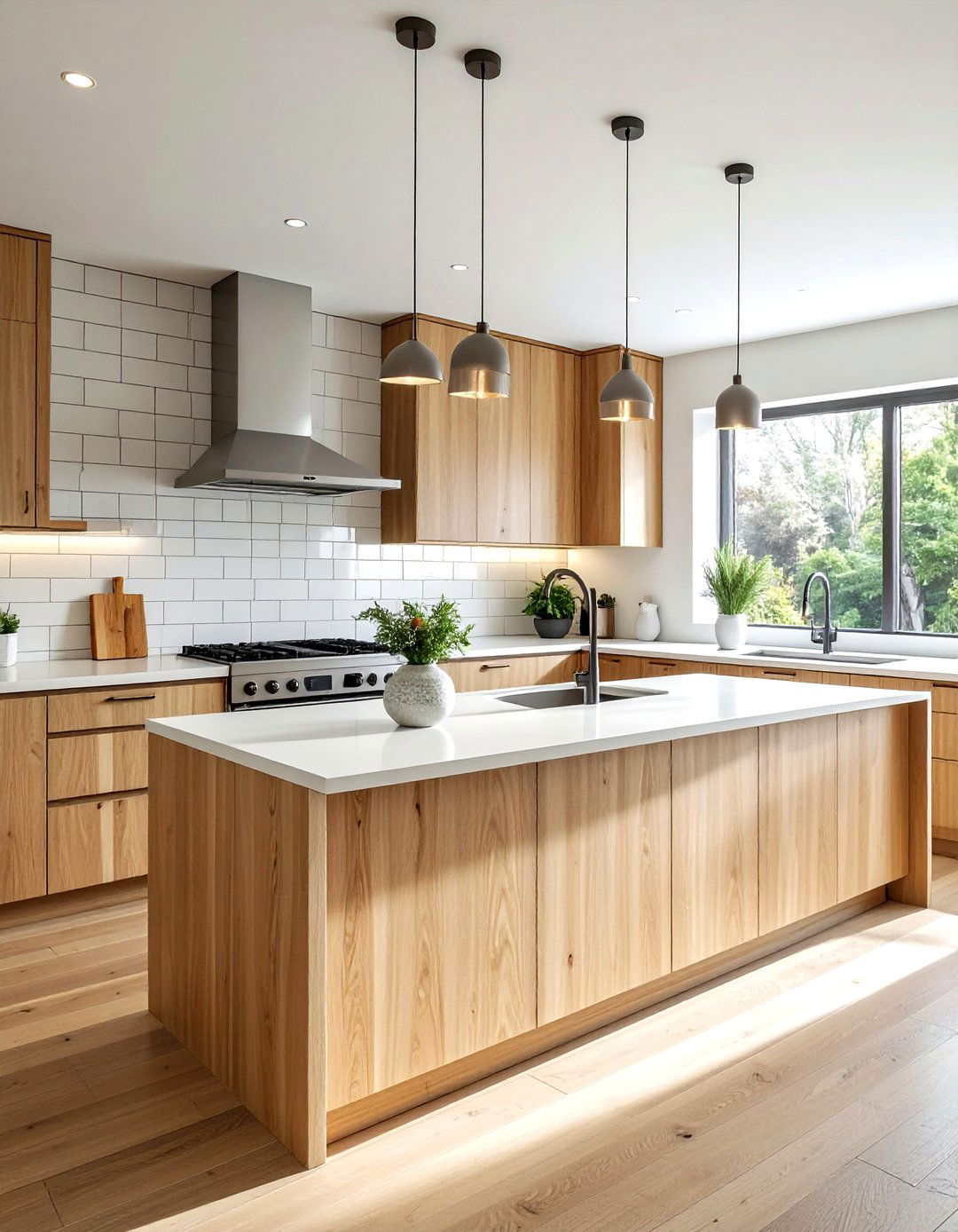 Vertical Stack Subway Tile - 30 subway tile kitchen backsplash ideas