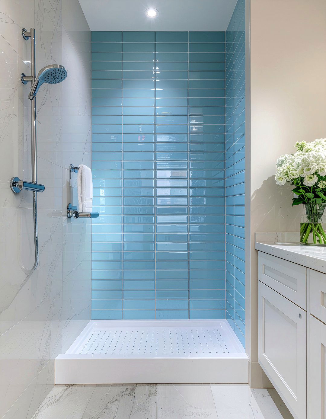 Vertical Stack Tile - 30 bathroom emerging trend ideas