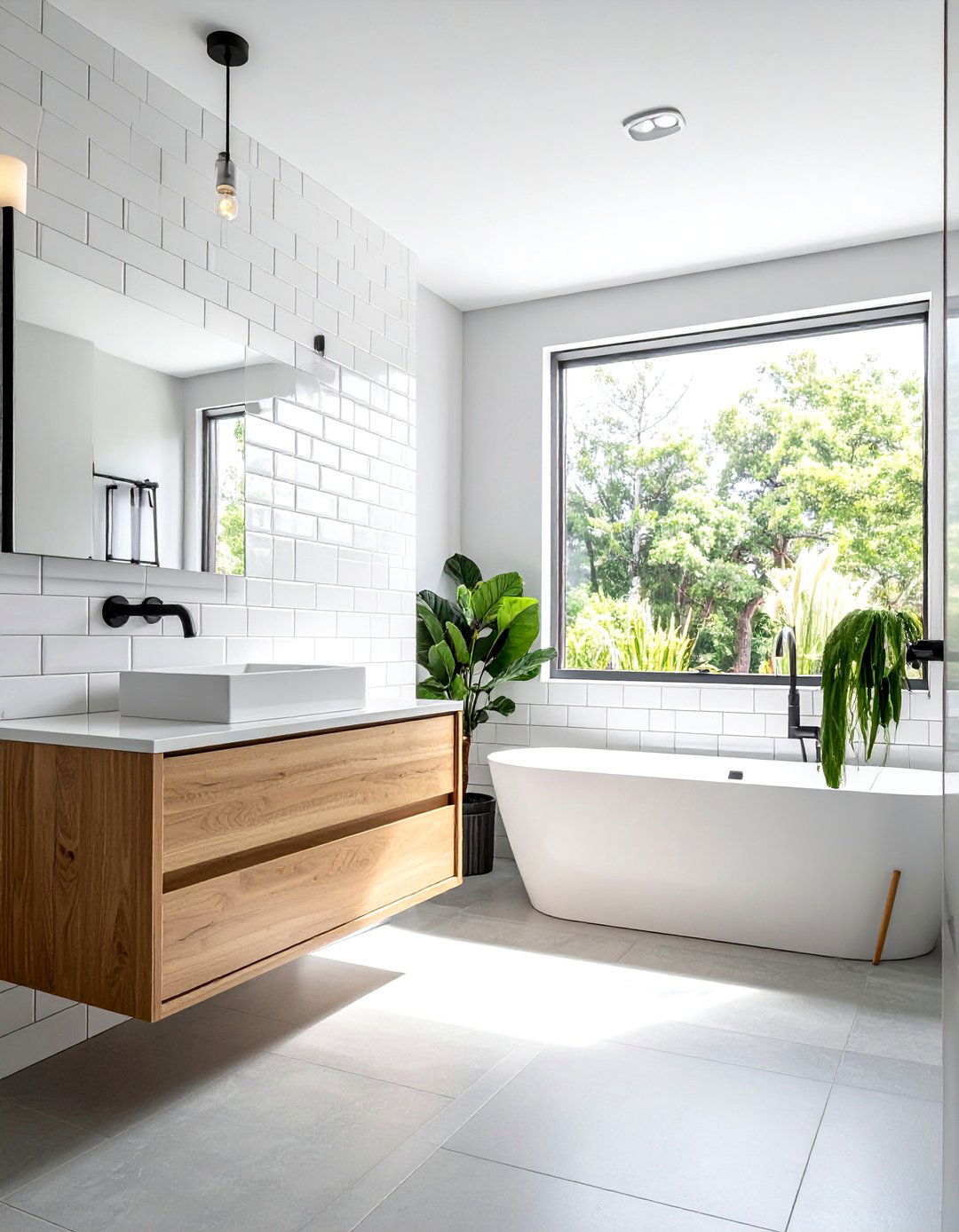 Vertical Stacked Subway Tile - 30 vertical subway tile bathroom ideas