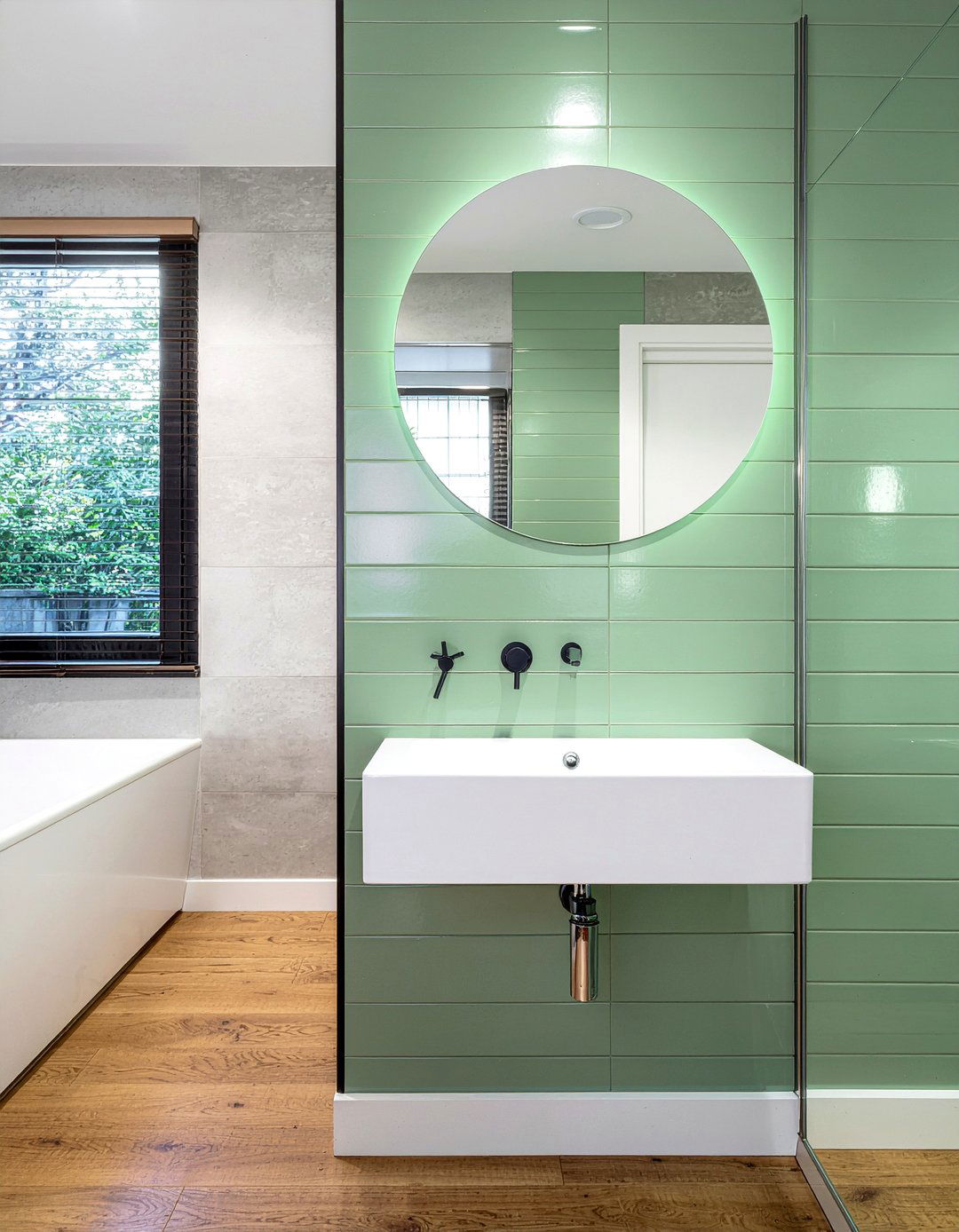 Vertical Stacked Tile - 30 new build bathroom ideas