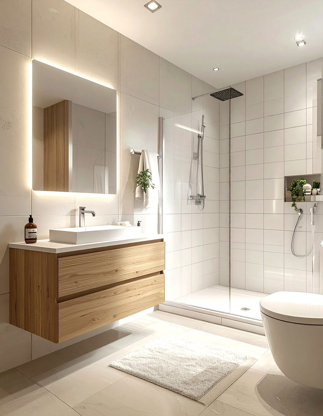 Vertical Tile Bathroom - 30 teen bathroom ideas