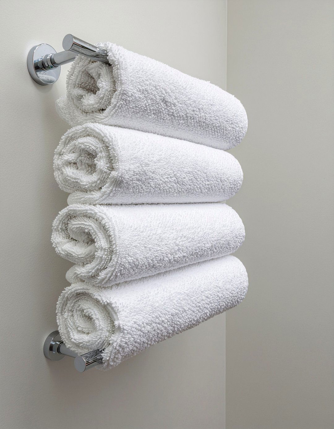 Vertical Towel Rack - 30 bathroom cabinet organizer ideas