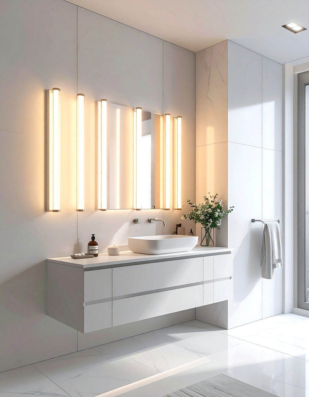 Vertical Tube Sconce - 30 statement lighting ideas