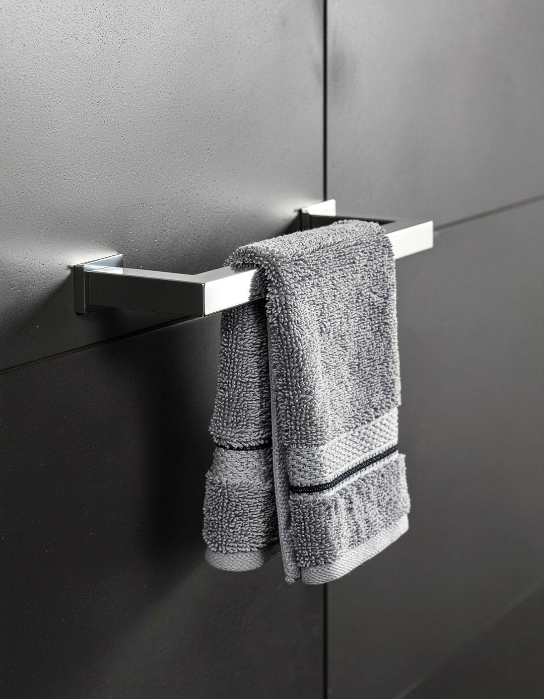 Vertical Wall Towel Holder - 30 rolled towel display ideas