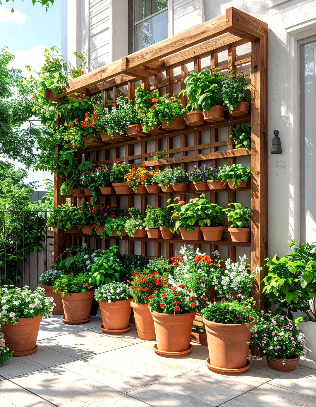 Vertical garden porch - 30 porch decor ideas
