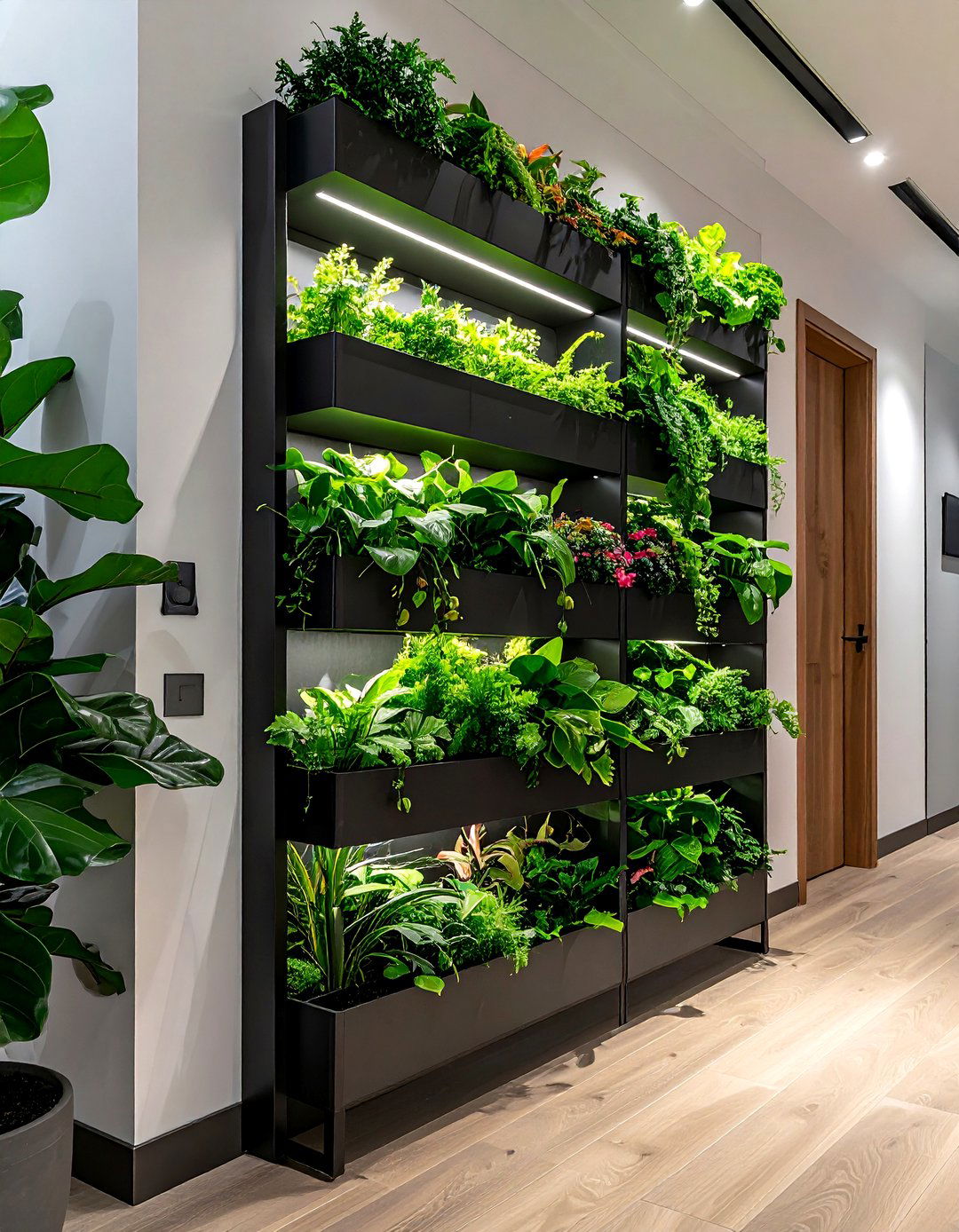 Vertical garden shelf - 30 plant shelf ideas