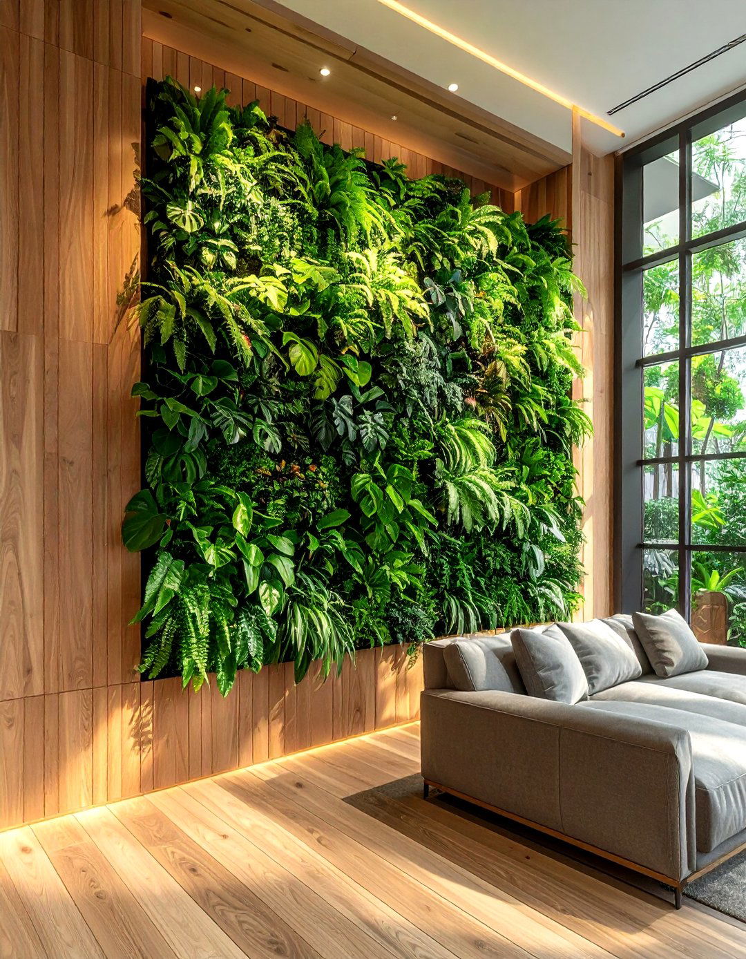 Vertical garden wall indoor - 30 plant styling ideas