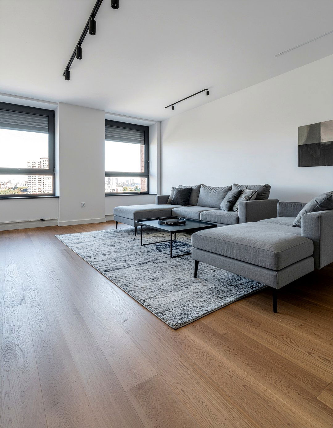 Vertical grain bamboo flooring - 30 living room bamboo flooring ideas