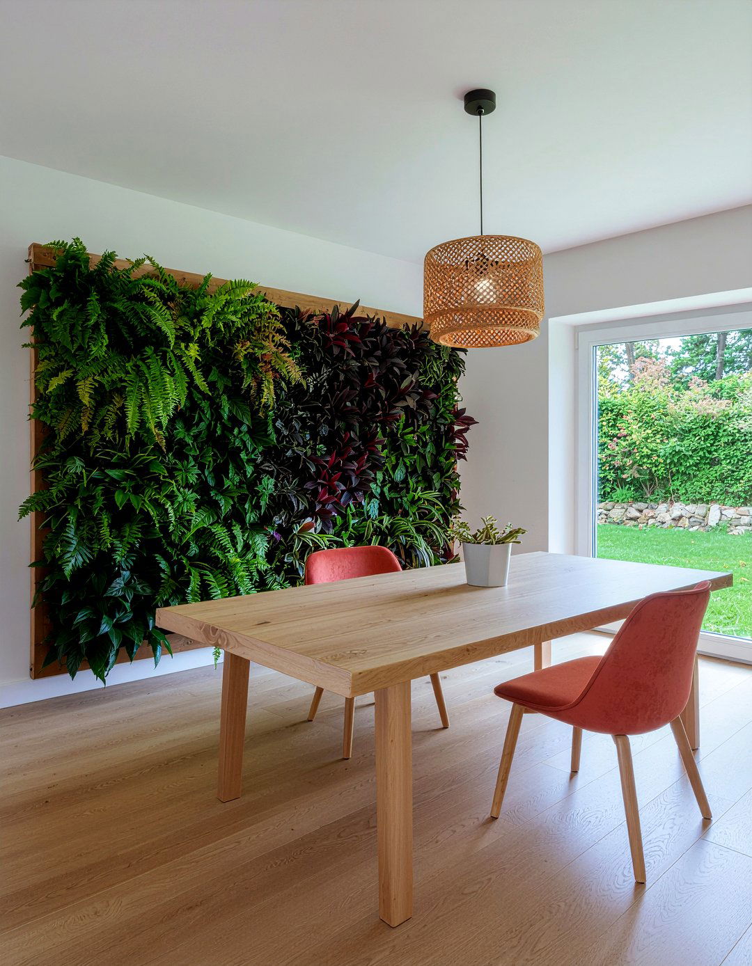 Vertical indoor garden - 30 dining room wall decor ideas