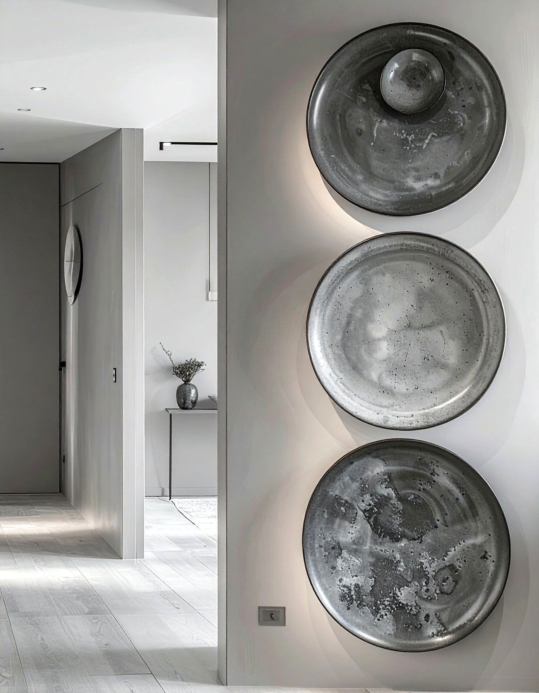 Vertical plate arrangement - 30 plate collection display ideas