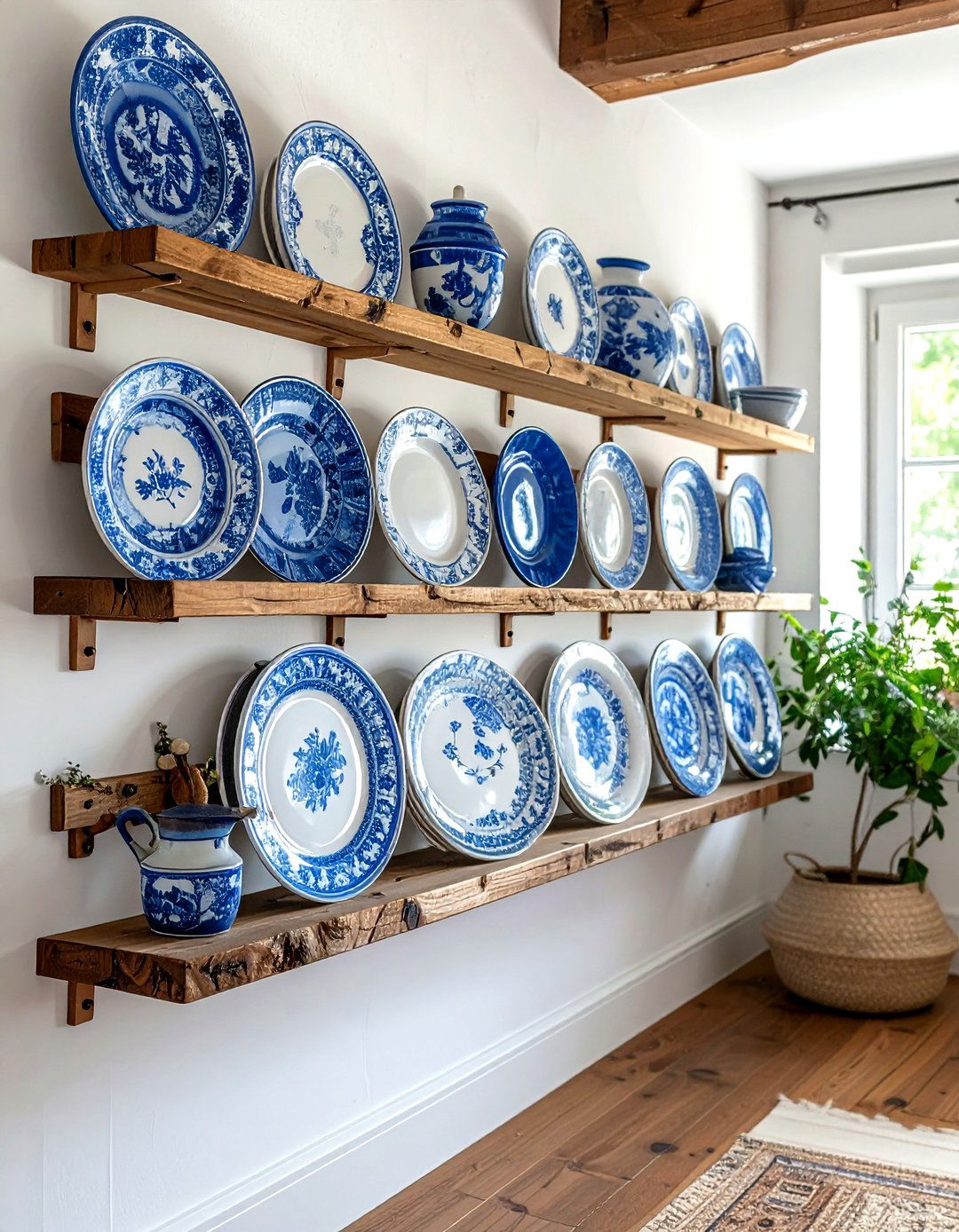 Vertical plate racks dining room - 30 dining room overhead storage ideas