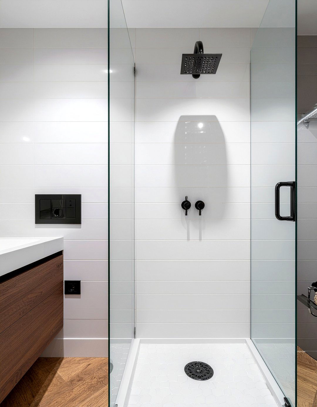 Vertical stack tile - 30 bathroom tile ideas