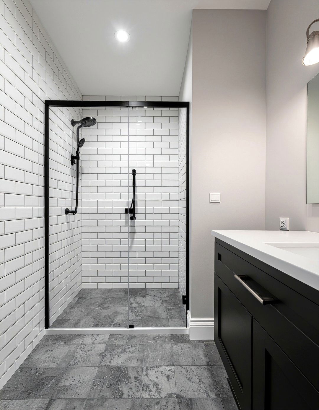 Vertical subway tile - 30 bathroom depth ideas