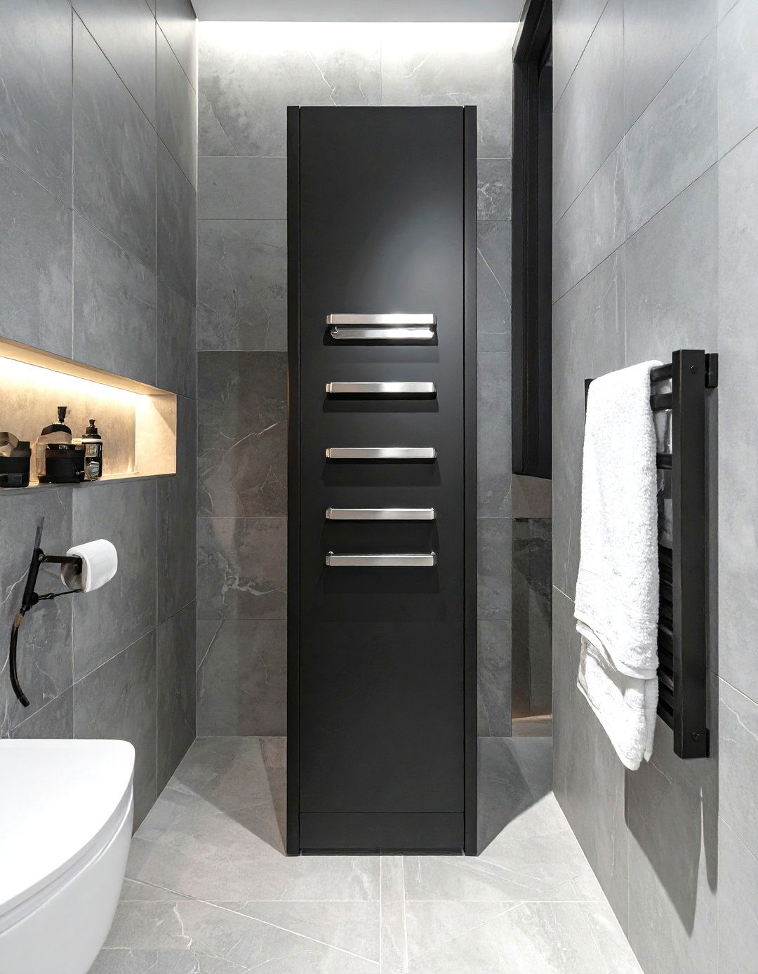 Vertical towel warmer - 30 towel warmer ideas