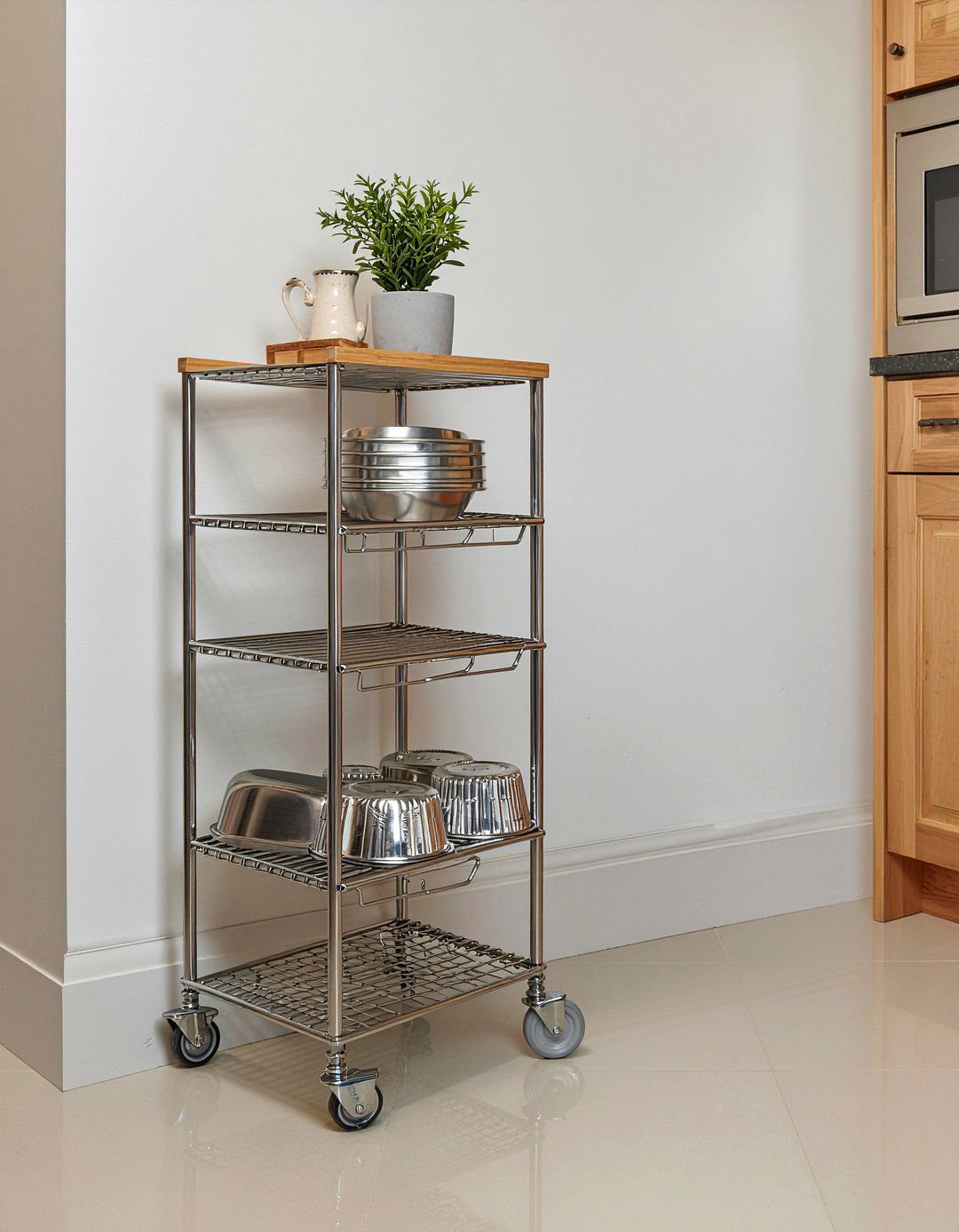 Vertical tray divider - 30 pull-out cabinet kitchen ideas