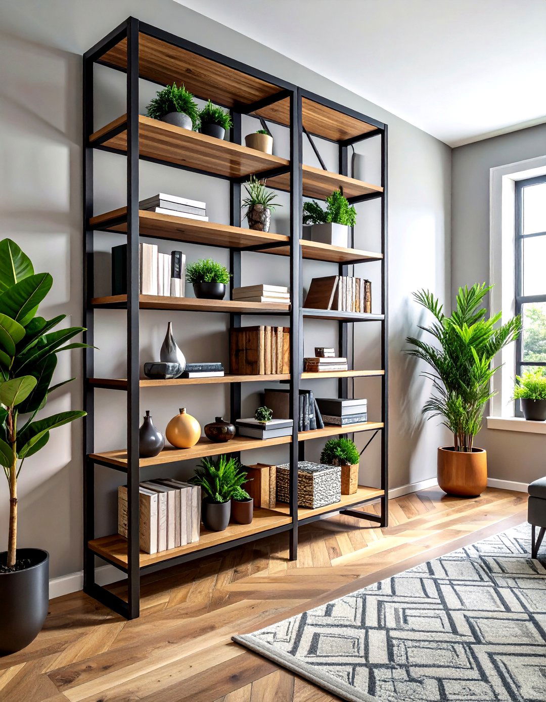 Vertical wall storage - 30 living room storage hacks