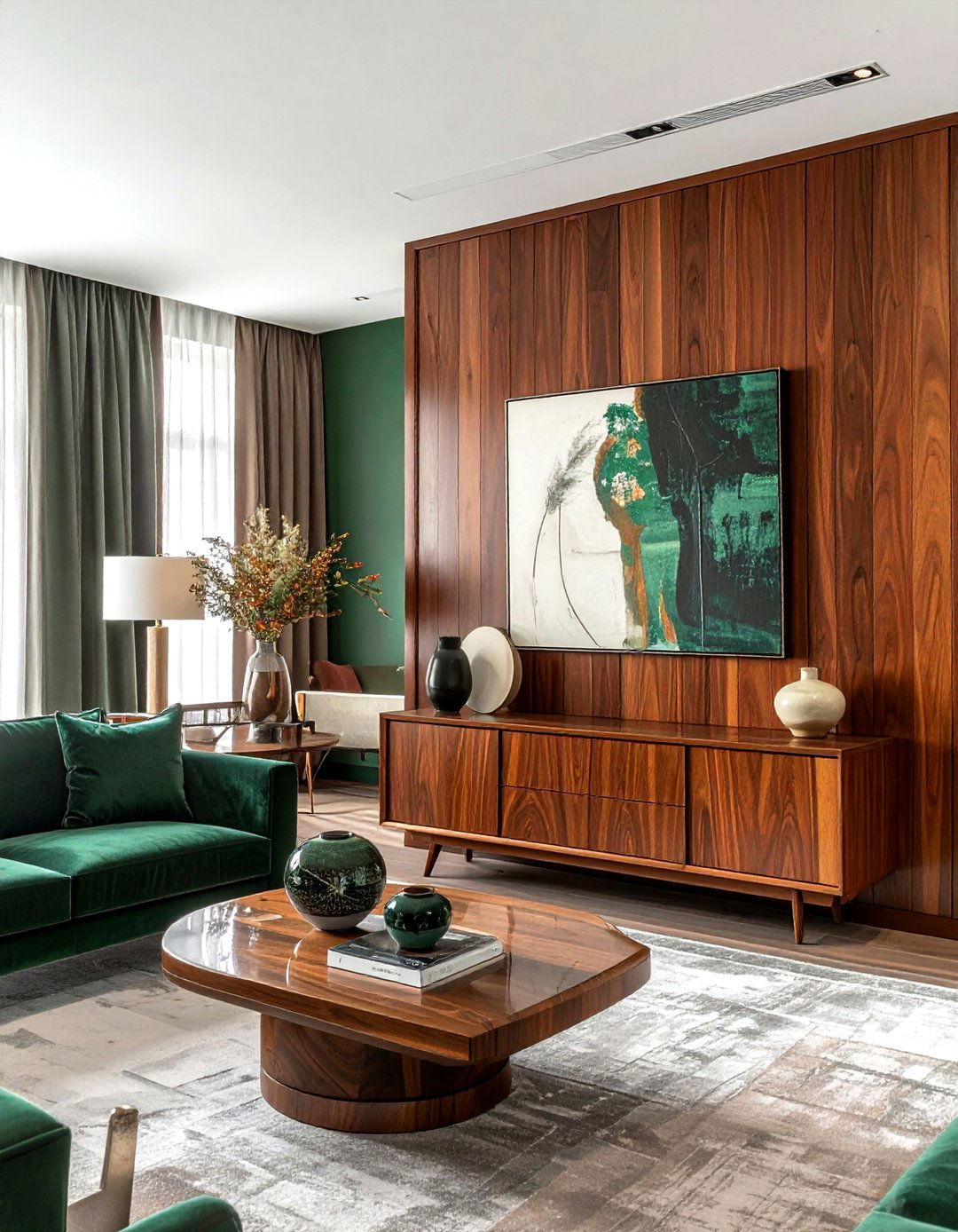 Vertical wood paneling - 30 living room wood wall ideas