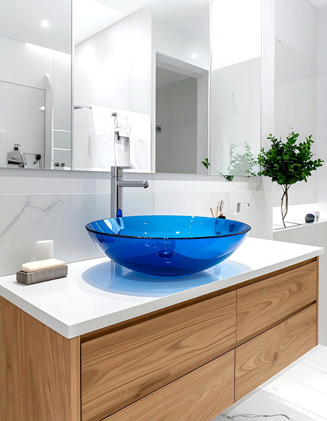 Vessel Sink Vanity - 30 single vanity ideas