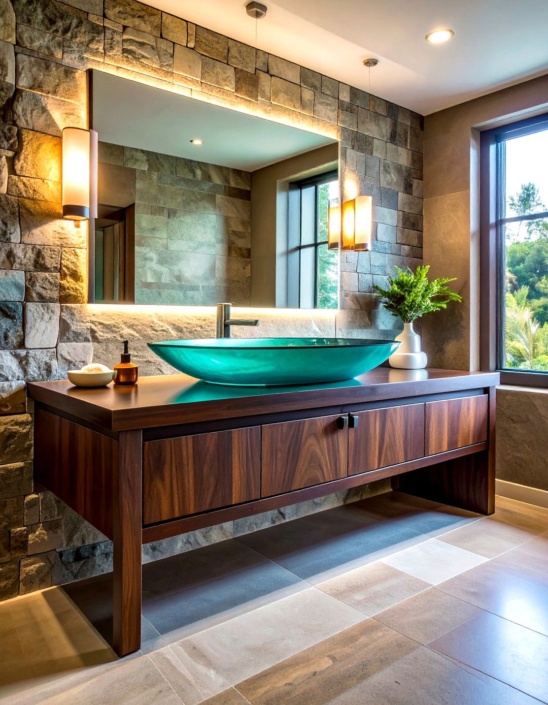 Vessel Sink Vanity - 30 small bathroom vanity ideas