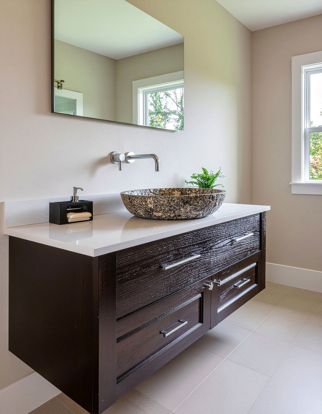 Vessel sink vanity - 30 modern bathroom vanity ideas