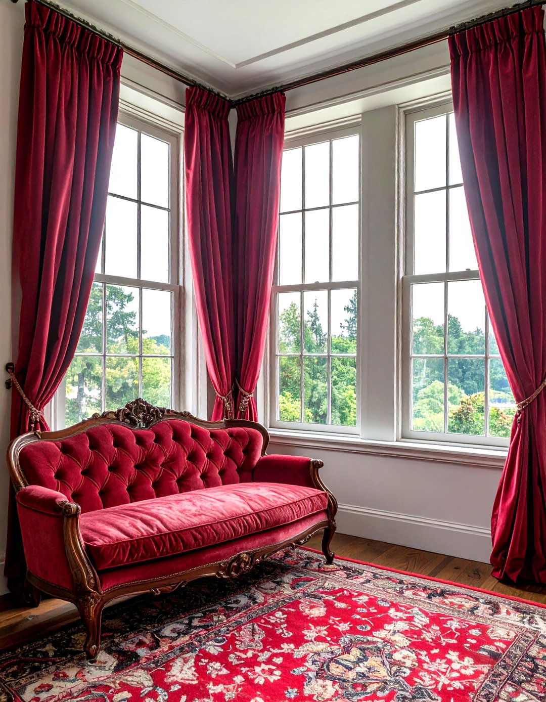 Victorian Bay Window Decor - 30 living room bay window ideas