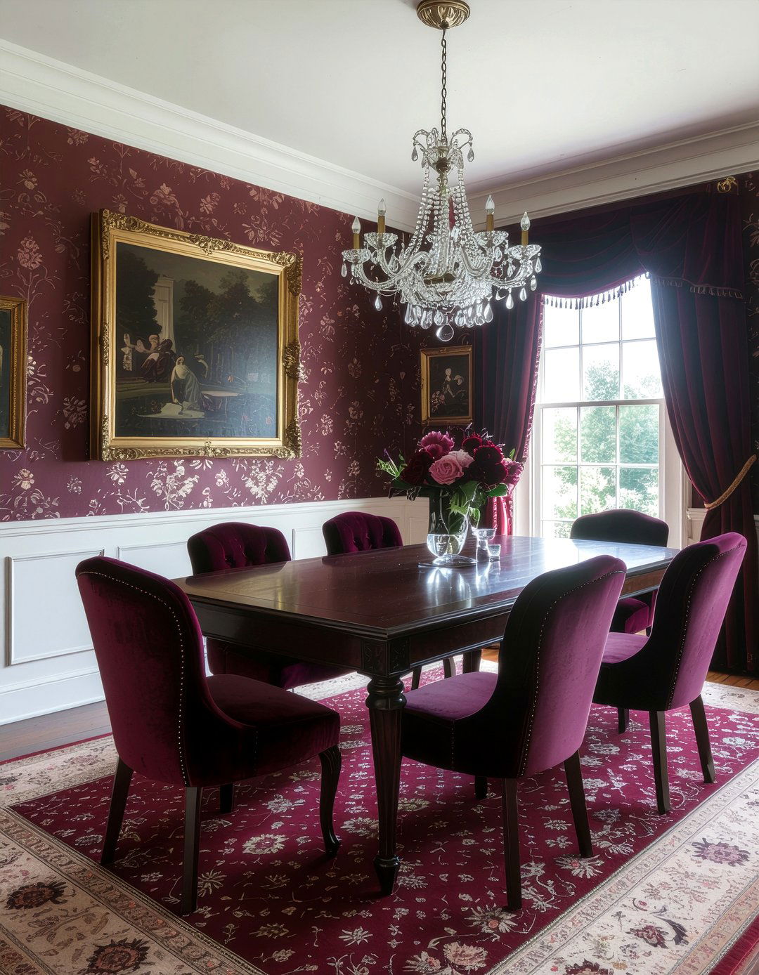 Victorian English Dining Room - 30 European inspired dining room ideas