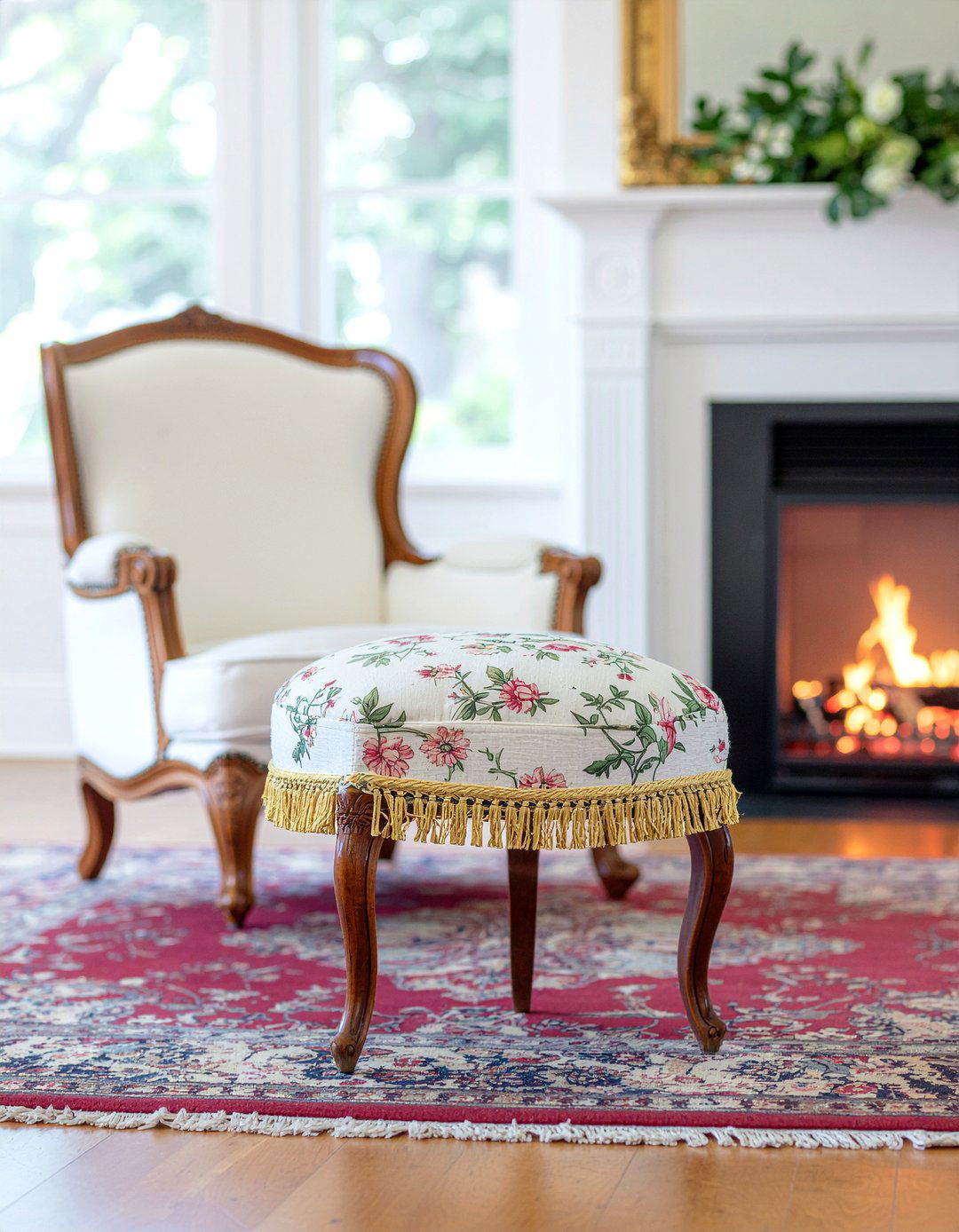 Victorian Footstool - 30 living room Victorian furniture ideas