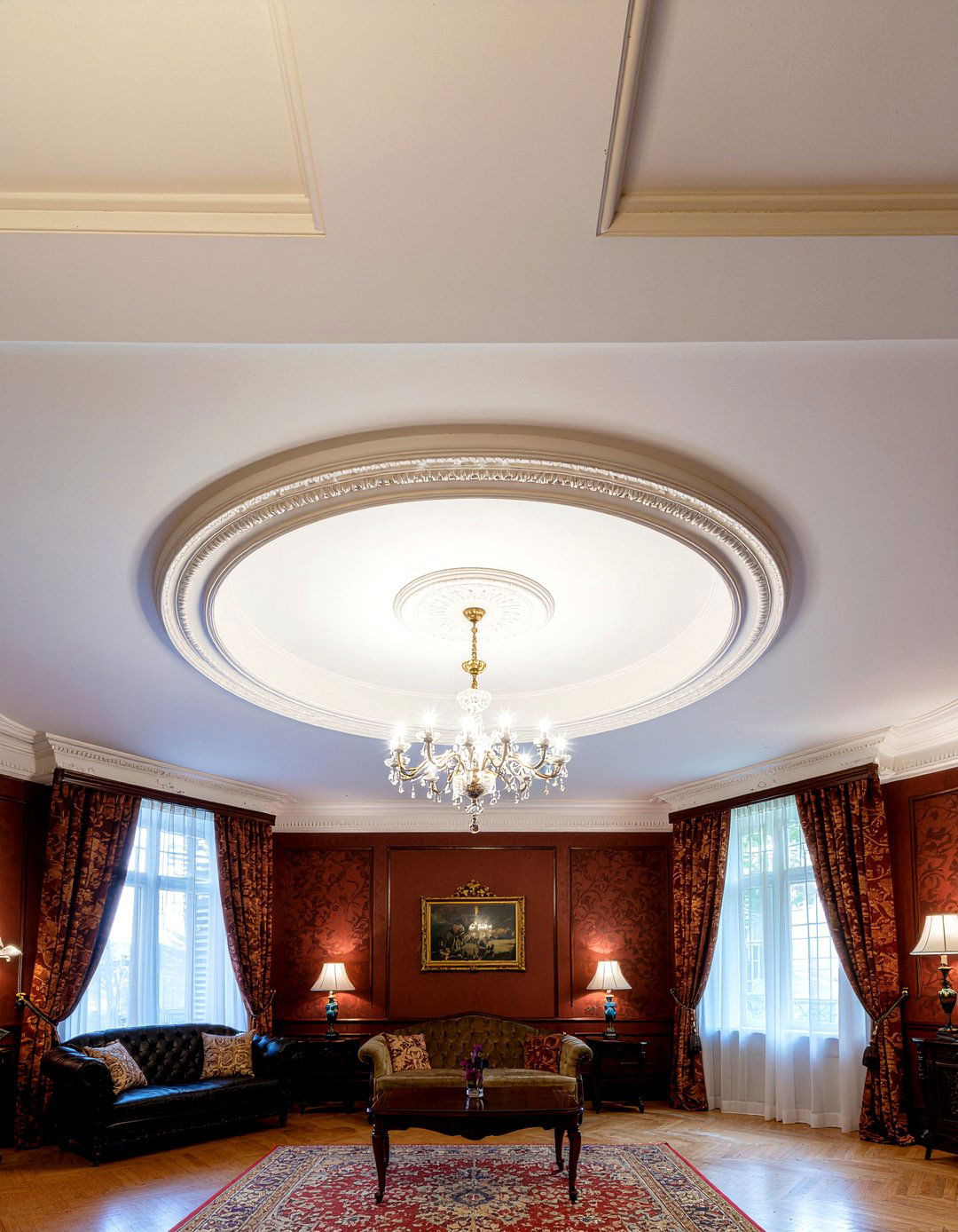 Victorian Plaster Dome - 30 living room dome ceiling ideas