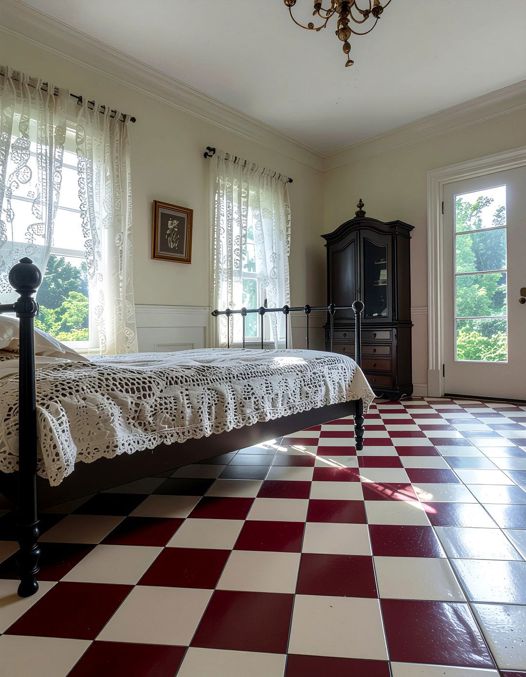 Victorian Style Floor Tile - 30 bedroom tile ideas