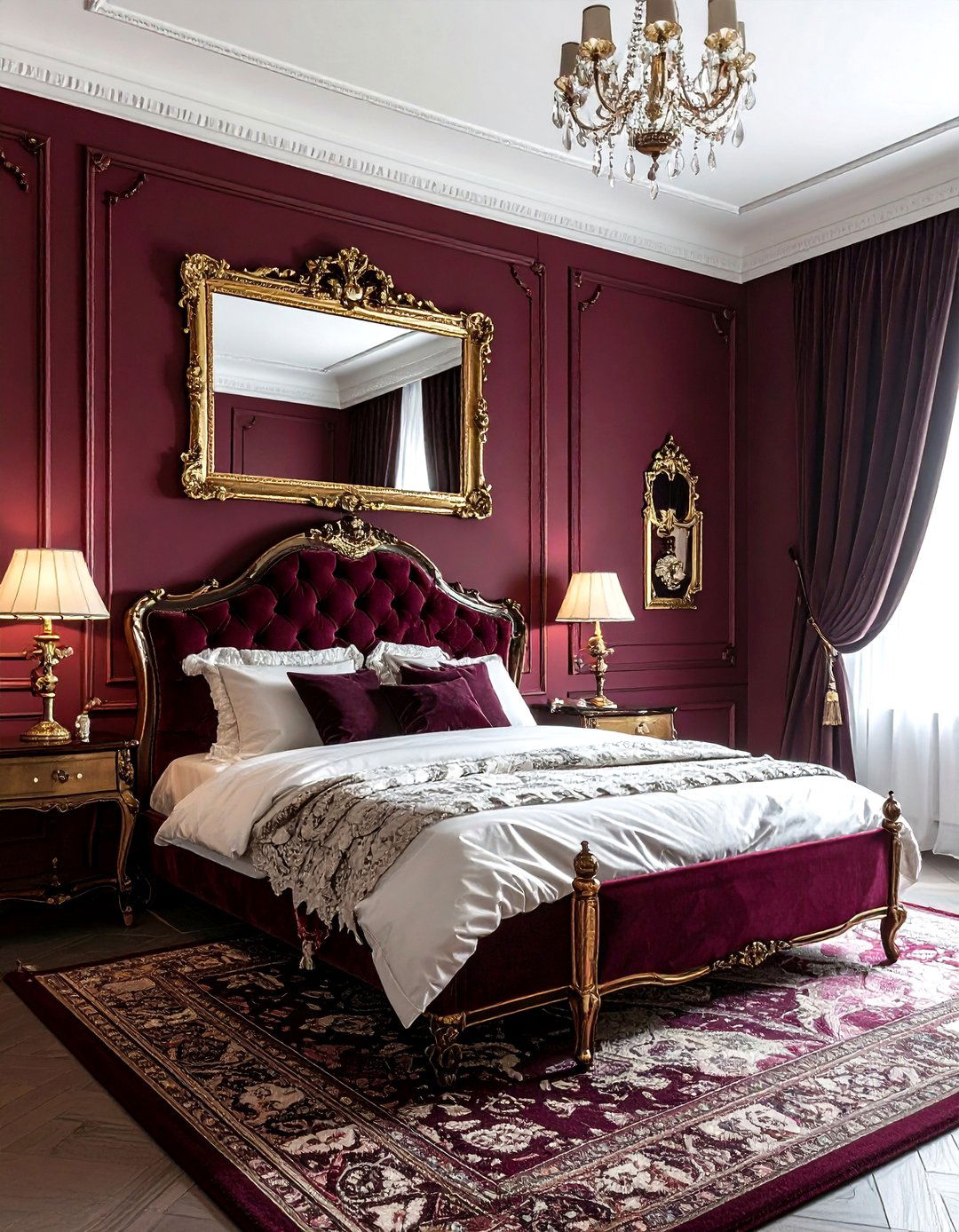 Victorian Style Moody Bedroom - 30 moody bedroom ideas