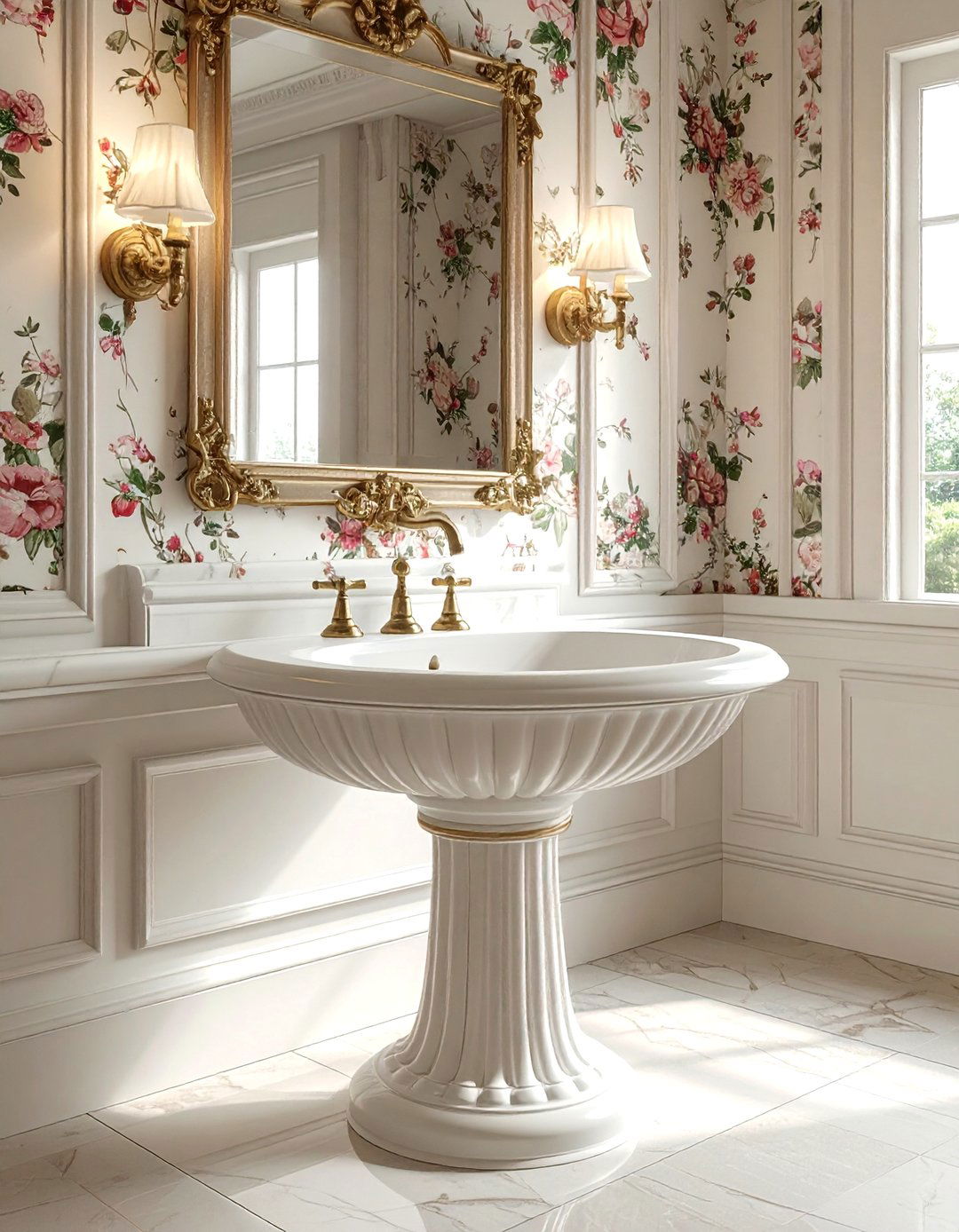 Victorian Style Pedestal Sink - 30 pedestal sink ideas