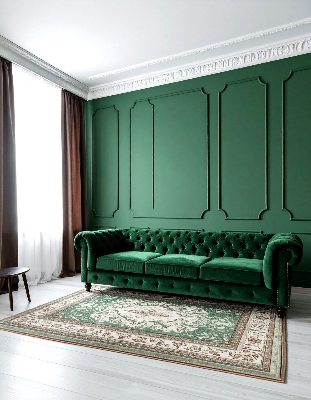 Victorian Style Recessed Paneling - 30 living room recessed panel ideas