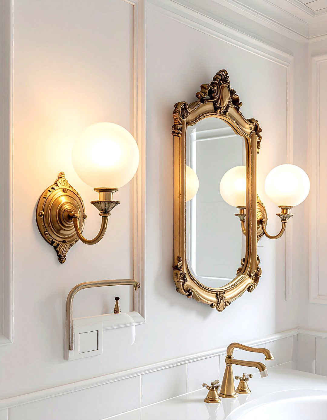 Victorian Wall Lighting - 30 Victorian bathroom ideas