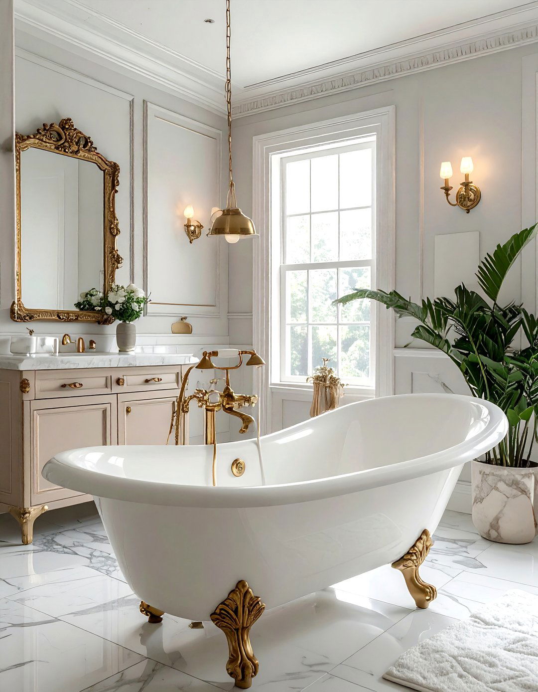 Victorian Wall Mounted Bathroom Faucet - 30 wall-mounted faucet ideas