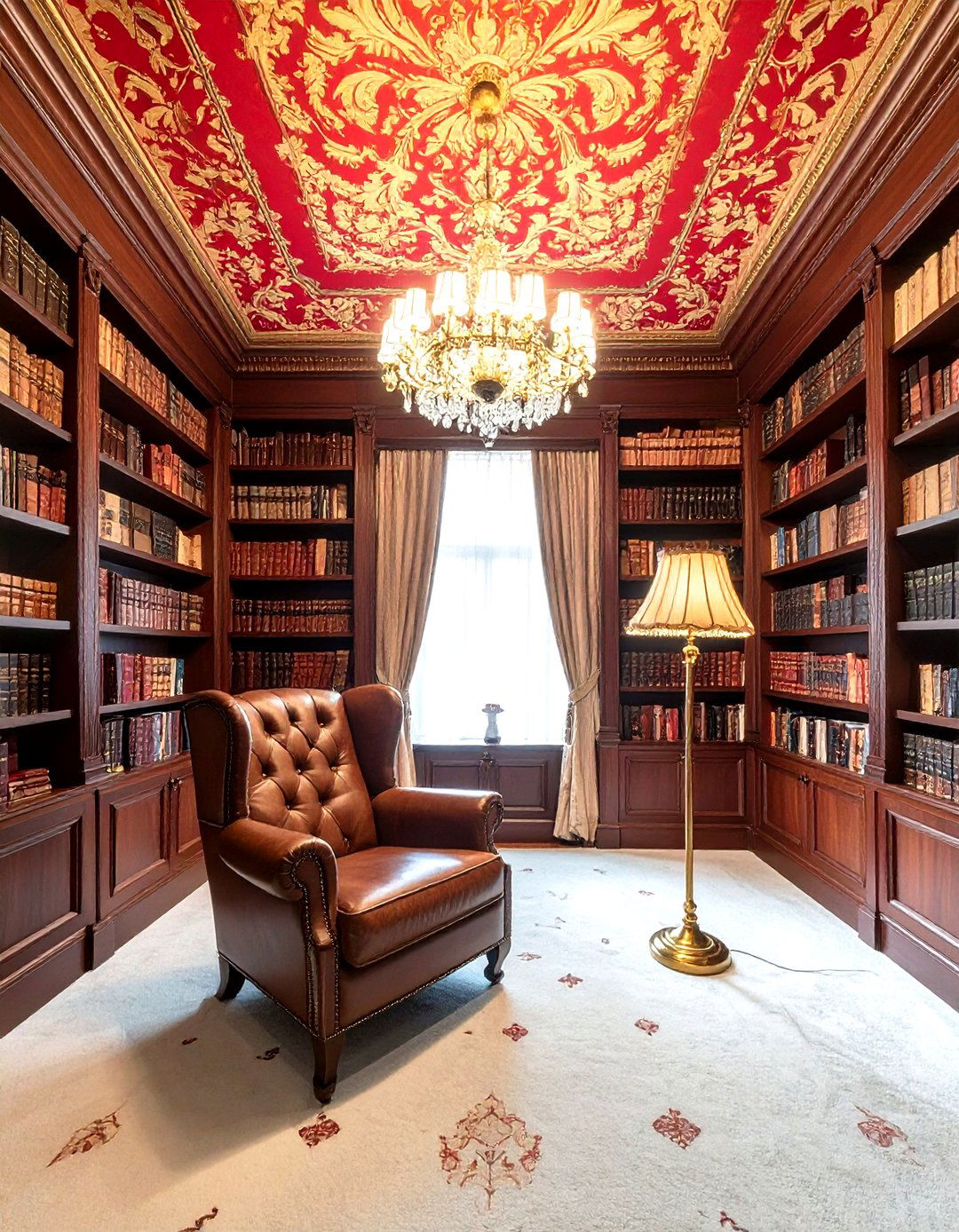 Victorian ceiling wallpaper - 30 ceiling wallpaper ideas