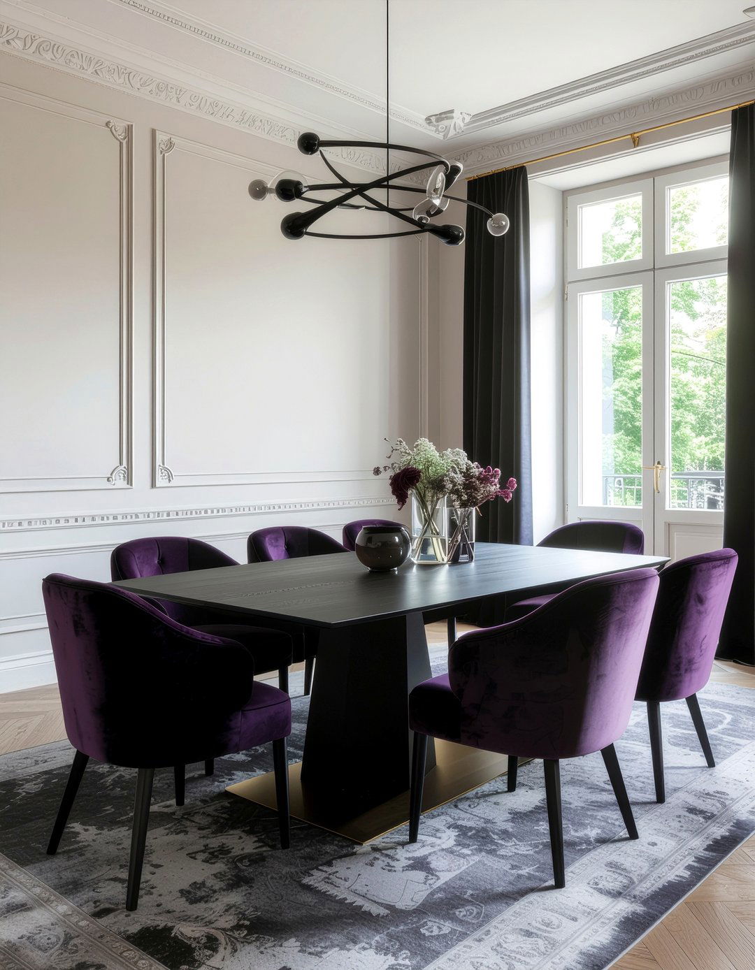 Victorian contemporary dining room - 30 dining room style mixing ideas