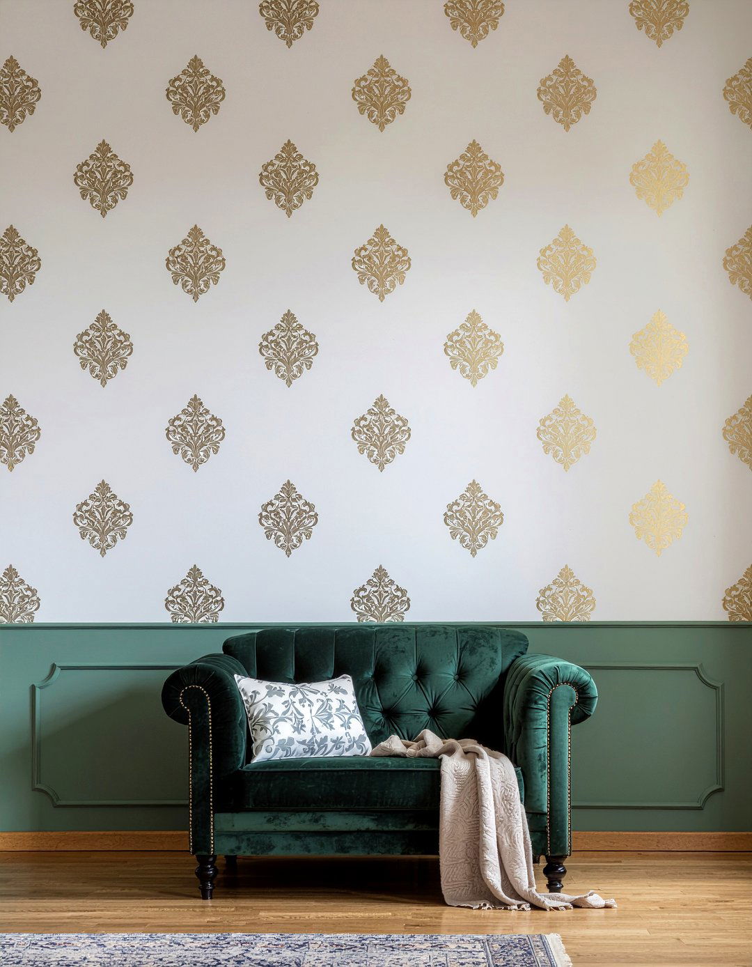 Victorian living room wallpaper - 30 Victorian living room ideas