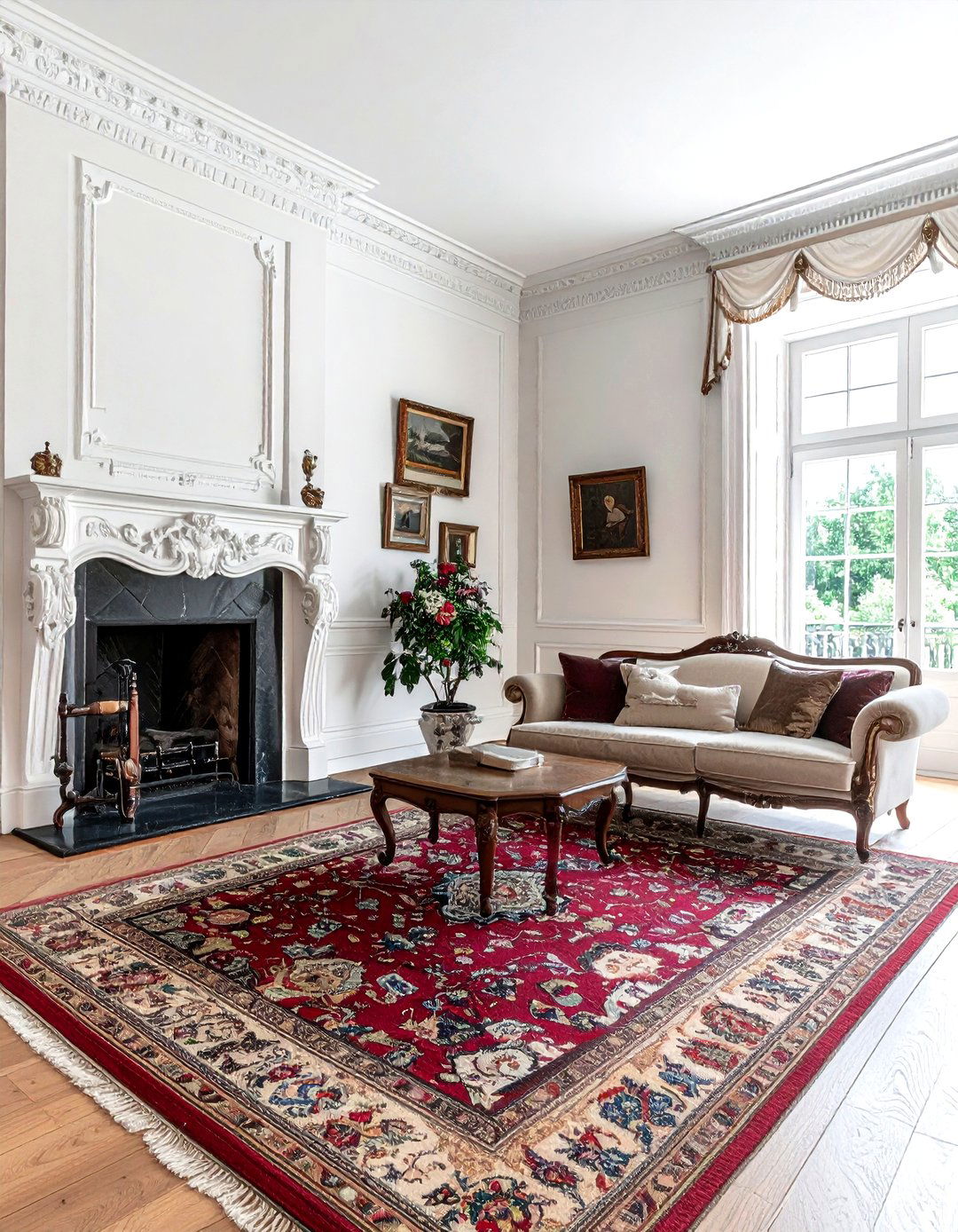 Victorian picture rail - 30 living room picture rail ideas