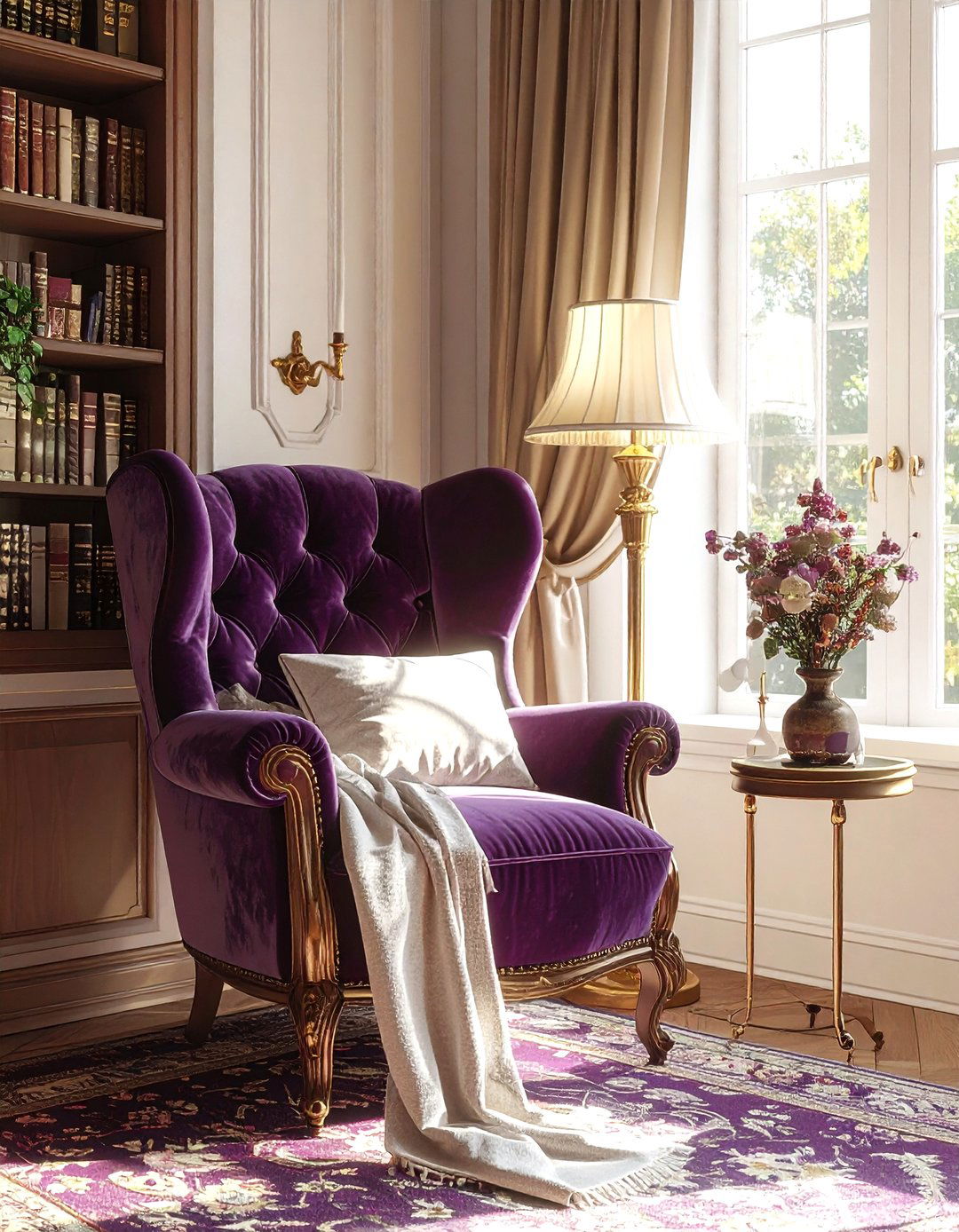 Victorian reading nook - 30 Victorian home decor ideas