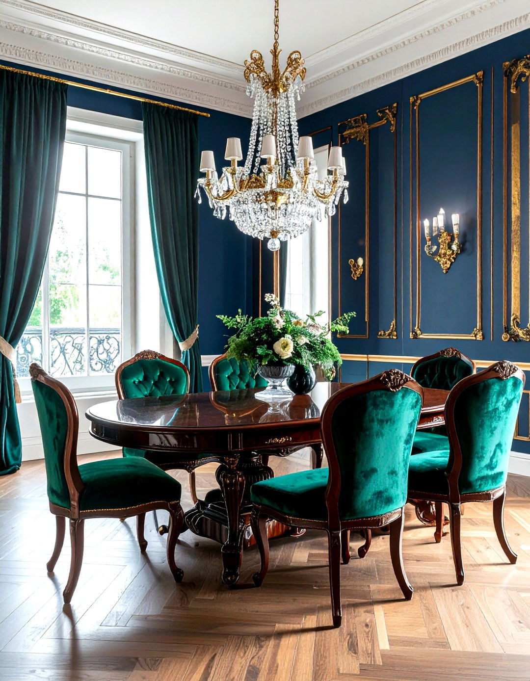 Victorian style dining room - 30 vintage dining room ideas