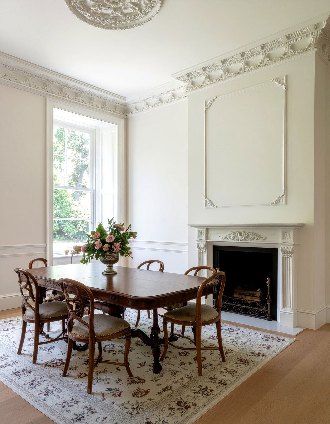 Victorian style plaster molding - 30 dining room cornice ideas