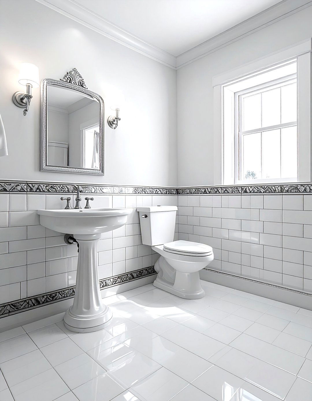 Victorian style subway tile bathroom - 30 subway tile bathroom ideas